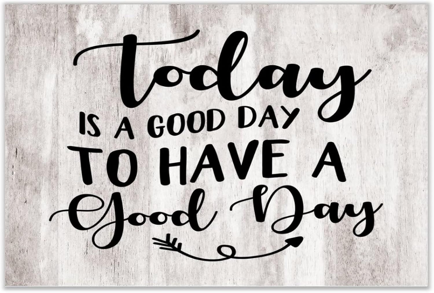 Farmhouse Wall Art Décor Wooden Plaques 24x24 Inch Today Is A Good Day Vertical Wall Art Wood Plaque Sign with Sayings Home Table Sign for Bathroom Coffee Shops - Image 36