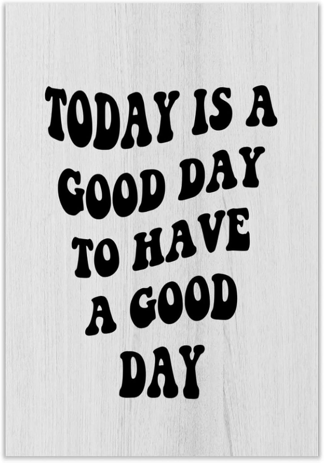 Farmhouse Wall Art Décor Wooden Plaques 24x24 Inch Today Is A Good Day Vertical Wall Art Wood Plaque Sign with Sayings Home Table Sign for Bathroom Coffee Shops - Image 5