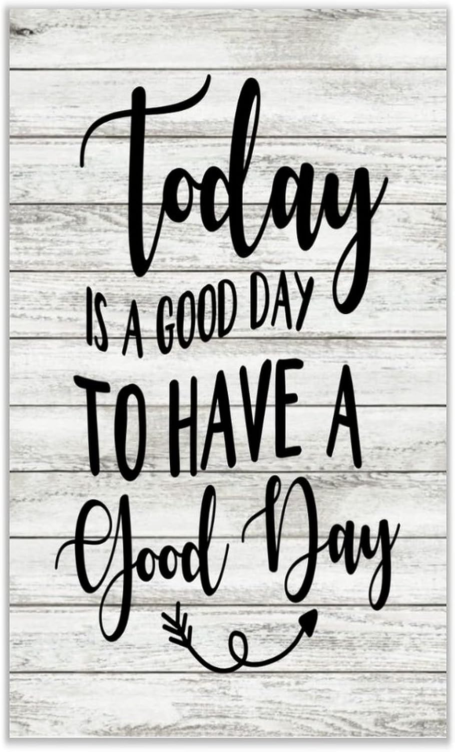 Farmhouse Wall Art Décor Wooden Plaques 24x24 Inch Today Is A Good Day Vertical Wall Art Wood Plaque Sign with Sayings Home Table Sign for Bathroom Coffee Shops - Image 39